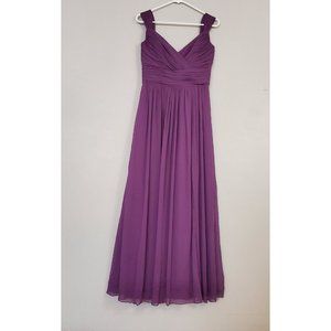 After Six womens dress 6 purple floor length evening formal ball gown